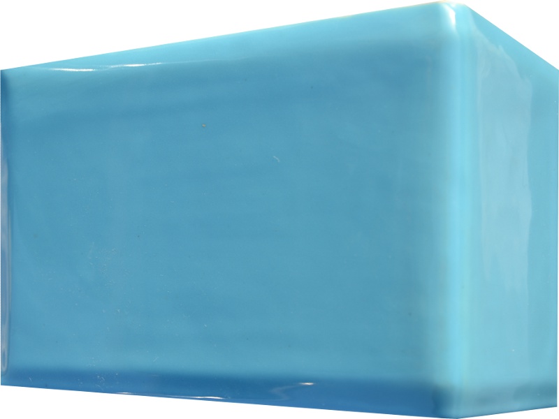 Kafle niebieskie rogowe kwadratele 195 x 130 mm