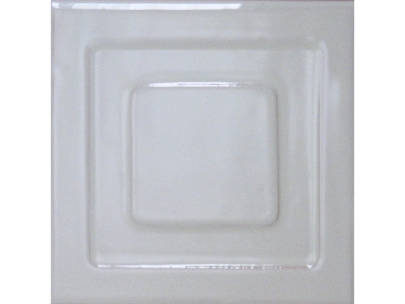 Kafle biale z wzorem pasek kwadratu